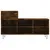 Produktbild 5 för Skoställ rökfärgad ek 102x36x60 cm konstruerat trä