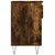 Produktbild 7 för Skoställ rökfärgad ek 102x36x60 cm konstruerat trä