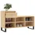 Produktbild 4 för Skohylla sonoma-ek 102x36x60 cm konstruerat trä