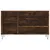 Produktbild 4 för Skoställ rökfärgad ek 102x36x60 cm konstruerat trä
