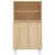 Produktbild 6 för Förvaringsskåp sonoma-ek 60x36x110 cm konstruerat trä
