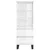 Produktbild 5 för Högskåp vit högglans 40x36x110 cm konstruerat trä