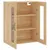 Produktbild 6 för Väggskåp sonoma-ek 69,5x34x90 cm konstruerat trä