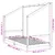 Produktbild 9 för Sängram för barnsäng vit 90x200 cm massiv furu