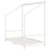 Produktbild 3 för Sängram för barnsäng vit 80x160 cm massiv furu