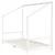 Produktbild 3 för Sängram för barn vit 90x190 cm massiv furu