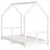 Produktbild 3 för Sängram för barnsäng vit 80x160 cm massiv furu