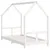 Produktbild 6 för Sängram för barnsäng vit 80x160 cm massiv furu