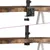Produktbild 7 för Skärmfäste för 4 skärmar svart stål VESA 75/100 mm