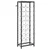 Produktbild 2 för Vinställ för 27 flaskor svart 34x18x100 cm smidesjärn