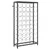 Produktbild 2 för Vinställ för 45 flaskor svart 54x18x100 cm smidesjärn