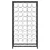 Produktbild 3 för Vinställ för 45 flaskor svart 54x18x100 cm smidesjärn