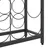 Produktbild 6 för Vinställ för 45 flaskor svart 54x18x100 cm smidesjärn