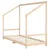 Produktbild 4 för Sängram för barnsäng 2x(80x200) cm massiv furu