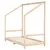 Produktbild 4 för Sängram för barnsäng 2x(80x160) cm massiv furu