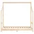 Produktbild 6 för Sängram för barnsäng 2x(80x160) cm massiv furu