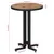 Produktbild 8 för Cafébord runt Ø55x76 cm massiv återvunnen teak