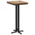 Produktbild 2 för Barbord 55x55x110 cm massiv återvunnen teak