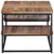 Produktbild 3 för Soffbord 90x50x39 cm massiv återvunnen teak