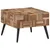 Produktbild 2 för Soffbord grå 55x55x40 cm massiv återvunnen teak