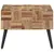 Produktbild 4 för Soffbord grå 55x55x40 cm massiv återvunnen teak