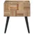 Produktbild 4 för Sidobord 40x40x45 cm massiv återvunnen teak