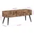 Produktbild 7 för Bänk 110x35x45 cm massiv återvunnen teak