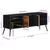 Produktbild 10 för Tv-bänk 112x31x45 cm massiv återvunnen teak