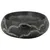 Produktbild 5 för Handfat svart oval 59x40x15 cm keramik