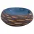 Produktbild 5 för Handfat brun och blå oval 59x40x15 cm keramik