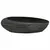 Produktbild 3 för Handfat grå och svart oval 59x40x14 cm keramik