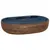 Produktbild 2 för Handfat brun och blå oval 59x40x14 cm keramik