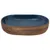 Produktbild 4 för Handfat brun och blå oval 59x40x14 cm keramik
