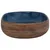 Produktbild 5 för Handfat brun och blå oval 59x40x14 cm keramik