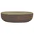 Produktbild 3 för Handfat sand och brun oval 59x40x14 cm keramik