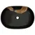 Produktbild 6 för Handfat svart oval 59x40x14 cm keramik