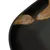 Produktbild 7 för Handfat svart oval 59x40x14 cm keramik