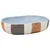 Produktbild 2 för Handfat flerfärgad oval 59x40x14 cm keramik