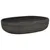 Produktbild 2 för Handfat grå och svart oval 59x40x14 cm keramik