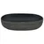 Produktbild 4 för Handfat grå och svart oval 59x40x14 cm keramik