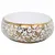 Produktbild 5 för Handfat vit och guld oval 59x40x15 cm keramik