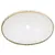 Produktbild 6 för Handfat vit och guld oval 59x40x15 cm keramik