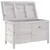 Produktbild 3 för Dynbox vit 99x49,5x58,5 cm massivt granträ
