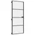 Produktbild 5 för Innerdörr svart 83x201,5 cm härdat glas och aluminium slim