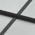 Produktbild 6 för Innerdörr svart 83x201,5 cm härdat glas och aluminium slim