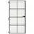 Produktbild 3 för Innerdörr svart 102,5x201,5 cm härdat glas och aluminium slim