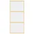 Produktbild 4 för Skjutdörr guld 90x205 cm klart ESG-glas och aluminium
