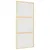 Produktbild 2 för Skjutdörr guld 90x205 cm frostat ESG-glas och aluminium