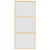 Produktbild 4 för Skjutdörr guld 90x205 cm frostat ESG-glas och aluminium