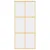 Produktbild 4 för Skjutdörr guld 90x205 cm klart ESG-glas och aluminium